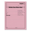 While You Were Out Memo Pad, One-Part (No Copies), 4.25 x 5.5, 50 Forms/Pad, 24 Pads/Pack