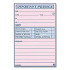Important Message Book, Two-Part Carbonless, 4 Forms/Sheet, 400 Forms Total