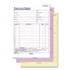 Multipart Purchase Order Pad, Three-Part Carbonless, 8.44 x 5.56, 50 Sets/Pad,10 Pads/Pack