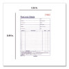 Multipart Purchase Order Pad, Three-Part Carbonless, 8.44 x 5.56, 50 Sets/Pad,10 Pads/Pack