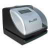 Es700 Atomic Electronic Time Recorder And Document Stamp, Digital Display, Black/Silver