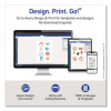 Multipurpose Sticker Project Paper, Inkjet, 8.5 x 11, 15 Sheets/Pack