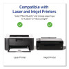 Multipurpose Sticker Project Paper, Inkjet, 8.5 x 11, 15 Sheets/Pack