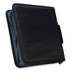 Mighty Zip Tab Binder, 3 Rings, 3" Capacity, 11 X 8.5, Black
