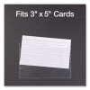 Hold It Index Card Pocket, Top Load, 3 x 5, Clear, 100/Box