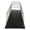 Steel Wire Vertical File Organizer, 8 Sections, Letter Size Files, 18.25 X 8 X 7.5, Black/Metal Gray