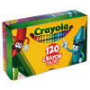 Classic Color Crayons, Tuck Box Packaging, Regular Size, 0.31" x 3.63", 120 Assorted Colors, 120/Box