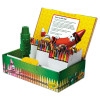 Classic Color Crayons, Tuck Box Packaging, Regular Size, 0.31" x 3.63", 120 Assorted Colors, 120/Box