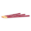 China Marker, 0.3" x 7", Crimson Red, Dozen