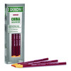 China Marker, 0.3" x 7", Crimson Red, Dozen