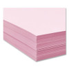 30% Recycled Colored Paper, 20 Lb Bond Weight, 8.5 x 11, Pink, 500/Ream
