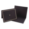 Certificate Holders 9.5 x 12, Black/Gold, 6/Pack