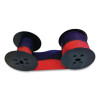 72Cn Time Clock Ribbon, Red/Blue