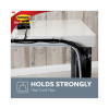 Cord Clip With Adhesive, Round, 0.75"w, Clear, 10/Pack