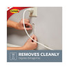Cord Clip With Adhesive, Round, 0.75"w, Clear, 10/Pack