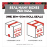 3350 General Purpose Packaging Tape, 3" Core, 1.88" x 54.6 Yds, Clear, 3 Rolls/Pack