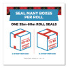 3850 Heavy-Duty Packaging Tape, 3" Core, 1.88" x 38.2 Yds, Clear, 3 Rolls/Pack