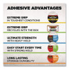 3850 Heavy-Duty Packaging Tape, 3" Core, 1.88" x 38.2 Yds, Clear, 3 Rolls/Pack