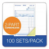General Purpose Forms, Two-Part Carbonless, 8.5 x 5.67, 100 Forms Total/Pack