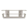 Bath Shower Caddy, 12.75 x 4.25 x 4, Satin Nickel