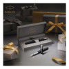 Sonnet Fountain Pen With Gift Box, Medium Fountain Nib, Black Ink, Black/Gold Barrel
