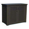 Bridgeport Storage Cabinet, 16.44 Cu Ft, 4 Ft x 2 Ft x 3 Ft, Black Oak