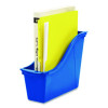 Small Book Bin, 1.5 Gal, 4.5" x 11.75" x 8.5", Assorted Bright Colors, 6/Pack