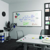 Melamine Dry Erase Board, 96" x 48", White Surface, Black Aluminum Frame