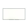 Melamine Dry Erase Board, 96" x 48", White Surface, Black Aluminum Frame