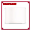 Curved Magnetic Glass Dry Erase Board, 3 Ft x 4 Ft, White Surface