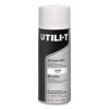 Utili-T Spray Paint, White, 10 Oz Aerosol Can, 6/Carton