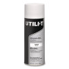 Utili-T Spray Paint, White, 10 Oz Aerosol Can, 6/Carton