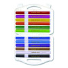 Washable Acrylic Markers, Fine Bullet Tip, Assorted Colors, 12/Pack