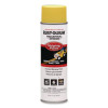 Industrial Choice S1600 System Inverted Striping Paint, Flat Yellow, 18 Oz Aerosol Can, 6/Carton