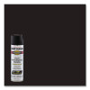 Professional Spray Paint, Flat Black, 15 Oz Aerosol Can, 6/Carton