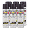 Professional Spray Paint, Gloss Gray, 15 Oz Aerosol Can, 6/Carton