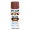 Stops Rust Spray Paint, Flat Rusty Metal, 12 Oz Aerosol Can, 6/Carton