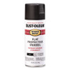 Stops Rust Spray Paint, Flat Black, 12 Oz Aerosol Can, 6/Carton