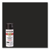 Stops Rust Spray Paint, Flat Black, 12 Oz Aerosol Can, 6/Carton