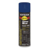 Hard Hat High Performance V2100 System Rust Preventive Enamel Spray Paint, Gloss Deep Blue, 15 Oz Aerosol Can, 6/Carton