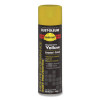 Hard Hat High Performance V2100 System Rust Preventive Enamel Spray Paint, Gloss Equipment Yellow,15 Oz Aerosol Can, 6/Carton