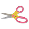 Ultra Soft Handle Scissors With Antimicrobial Protection, Point Tip, 5" Long, 2" Cut Length, Randomly Assorted Handle Color