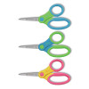 Ultra Soft Handle Scissors With Antimicrobial Protection, Point Tip, 5" Long, 2" Cut Length, Randomly Assorted Handle Color