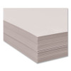 30% Recycled Colored Paper, 20 Lb Bond Weight, 8.5 x 11, Gray, 500/Ream