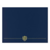 Classic Crest Certificate Covers, 9.38 x 12, Navy, 4/Pack
