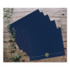 Classic Crest Certificate Covers, 9.38 x 12, Navy, 4/Pack