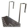 Metal Partition/Wall Hangers, Black, 2/Set