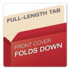 Colored File Pockets, 5.25" Expansion, Letter Size, Red