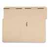 Tob Tab Fastener Folders, 1/3-Cut Tabs: Assorted, 2" Expansion, 2 Fasteners, Legal Size, Manila Exterior, 5/Box