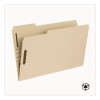 Top Tab Fastener Folder, 1/3-Cut Tab: Assorted, Expands 2", 2 Fasteners, Legal Size, Manila, 5/Box